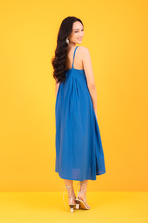 GS Summer: Reese Linen Spaghetti Dress